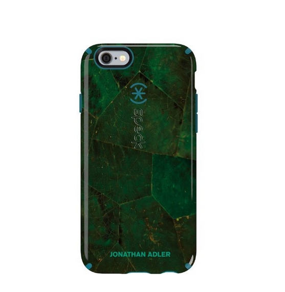 Speck Products CandyShell Inked Jonathan Adler Cell Phone Case for iPhone 6 6S - Retail Packaging - CaracasPenshell Peacock Glossy